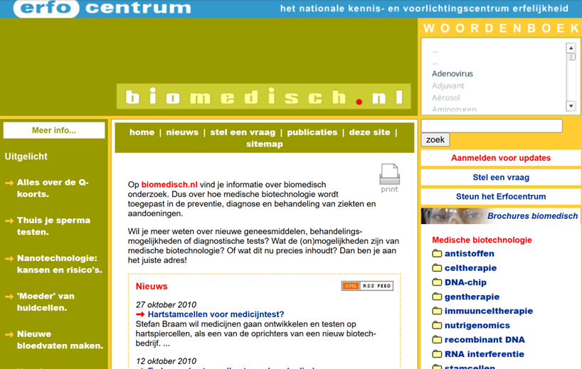Afbeelding van biomedisch.nl over biomedisch onderzoek