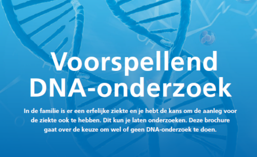 Brochure Voorspellend DNA-onderzoek